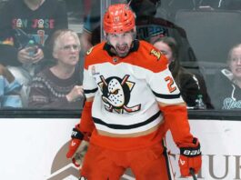Chris Kreider Trade Rumors: Could the Anaheim Ducks Move Him Again? Chris Kreider celebrates in an Anaheim Ducks uniform as NHL trade rumors surround his future with the team.