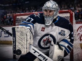 Connor Hellebuyck Trade Rumors: Could a Training Camp Holdout Force the Jets Into a Blockbuster? Connor Hellebuyck in a Winnipeg Jets uniform as NHL trade rumors grow over a possible training camp holdout and blockbuster trade.
