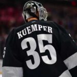 Darcy Kuemper Trade Rumors: Kings Goalie Battle Could Change Everything Darcy Kuemper in a Los Angeles Kings uniform as NHL trade rumors surround his future ahead of the 2026-27 season