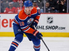 Should the Edmonton Oilers Trade for Drake Batherson as Contract Talks Stall? Drake Batherson wearing an Edmonton Oilers home jersey in a concept image amid NHL trade rumors
