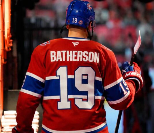 Canadiens Could Target Drake Batherson if Senators Contract Talks Fail Drake Batherson wearing a Montreal Canadiens jersey amid NHL trade rumors involving the Ottawa Senators