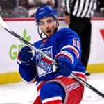 Drake Batherson Trade Rumors Heat Up as Senators Face Rangers Question Drake Batherson shown in a New York Rangers home jersey amid Ottawa Senators trade rumors and contract speculation