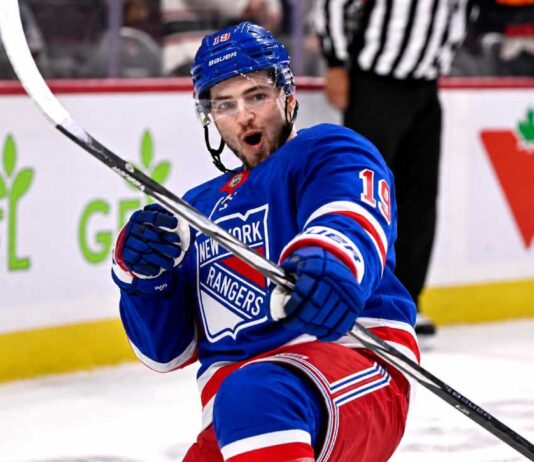 Drake Batherson Trade Rumors Heat Up as Senators Face Rangers Question Drake Batherson shown in a New York Rangers home jersey amid Ottawa Senators trade rumors and contract speculation