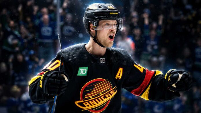 elias-pettersson-vancouver-canucks-fantasy-hockey-2026-27 Elias Pettersson Vancouver Canucks fantasy hockey projection for the 2026-27 NHL season