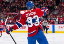 Ivan Demidov Point Projections 2026-27: Montreal Canadiens Fantasy Outlook Ivan Demidov skating for the Montreal Canadiens in a 2026-27 fantasy hockey projection after scoring 62 points as an NHL rookie