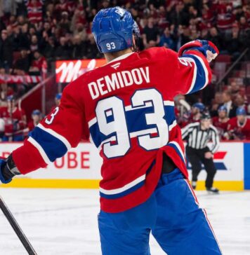 Ivan Demidov Point Projections 2026-27: Montreal Canadiens Fantasy Outlook Ivan Demidov skating for the Montreal Canadiens in a 2026-27 fantasy hockey projection after scoring 62 points as an NHL rookie