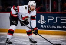 Jake Sanderson Ottawa Senators fantasy hockey projection for the 2026-27 NHL season
