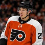 Jason Robertson to Philadelphia? Why the Flyers Could Make a Blockbuster Trade With the Dallas Stars Jason Robertson wearing a Philadelphia Flyers home jersey in NHL trade rumor image linking the Dallas Stars star to Philadelphia