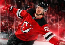 Jesper Bratt Fantasy Hockey Projection: How Many Points Will He Score in 2026-27? Jesper Bratt New Jersey Devils 2026-27 fantasy hockey projection with 26 goals, 58 assists and 84 points