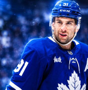 John Tavares Point Projections 2026-27: Can He Deliver Another 70-Point Season? John Tavares in a Toronto Maple Leafs jersey featured in a 2026-27 fantasy hockey projection predicting 28 goals, 39 assists and 67 points.