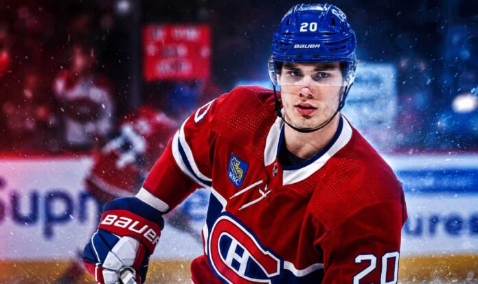 juraj-slafkovsky-fantasy-hockey-projections-2026-27 Juraj Slafkovský Montreal Canadiens fantasy hockey projection for the 2026-27 NHL season