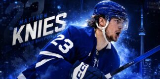 Matthew Knies Point Projections 2026-27: Toronto Maple Leafs Fantasy Outlook Matthew Knies skating for the Toronto Maple Leafs in a 2026-27 Fantasy Hockey point projection