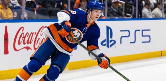 Matthew Schaefer Point Projections 2026-27: New York Islanders Fantasy Outlook Matthew Schaefer skating for the New York Islanders in a 2026-27 Fantasy Hockey point projection
