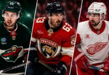 Quinn Hughes, Brad Marchand and Dylan Larkin featured in the latest NHL News and NHL trade rumors for August 16, 2026.