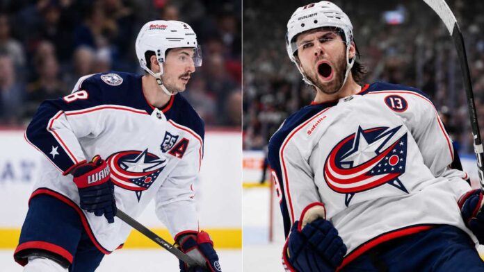 nhl-news-rumors-august-2026 Zach Werenski and Adam Fantilli of the Columbus Blue Jackets featured in the latest NHL news and trade rumors for August 13, 2026