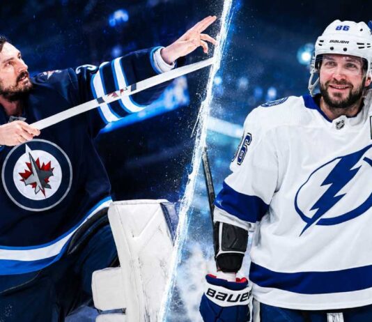 Connor Hellebuyck and Nikita Kucherov featured in the latest NHL News covering Hellebuyck trade rumors and Kucherov contract speculation.