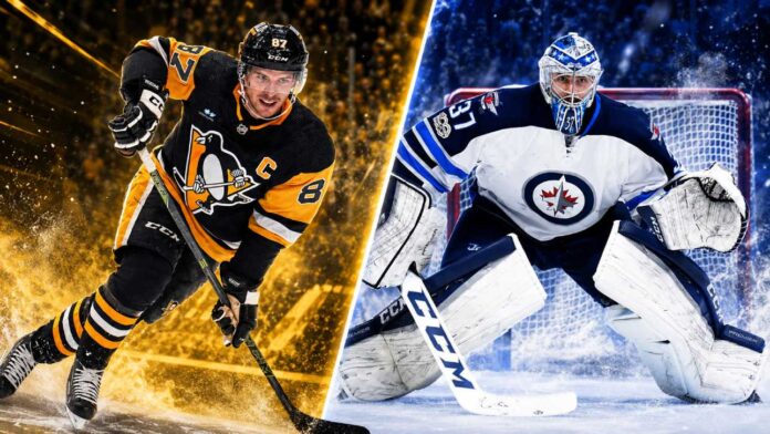 Sidney Crosby and Connor Hellebuyck featured in NHL News today as Pittsburgh Penguins and Winnipeg Jets trade rumors heat up ahead of the 2026-27 season.