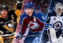 Sidney Crosby, Cale Makar and Connor Hellebuyck featured in the latest NHL News on trade rumors, contract talks and roster updates.
