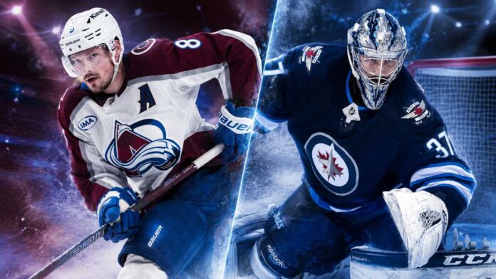 nhl-news-rumors-august-25-2026 Cale Makar of the Colorado Avalanche and Connor Hellebuyck of the Winnipeg Jets featured in today’s NHL News covering Makar contract talks and Hellebuyck trade rumors.