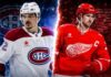 NHL News Today: Dylan Larkin Trade Stalls as Arber Xhekaj Rumor Cools Arber Xhekaj and Dylan Larkin featured in a split image for the latest NHL news and trade rumors.