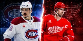 NHL News Today: Dylan Larkin Trade Stalls as Arber Xhekaj Rumor Cools Arber Xhekaj and Dylan Larkin featured in a split image for the latest NHL news and trade rumors.