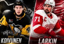 NHL News Today: Dylan Larkin Trade Price Emerges as Penguins Make Stunning $32 Million Bet Ville Koivunen and Dylan Larkin featured in NHL News today covering the Penguins contract gamble and Red Wings trade rumors