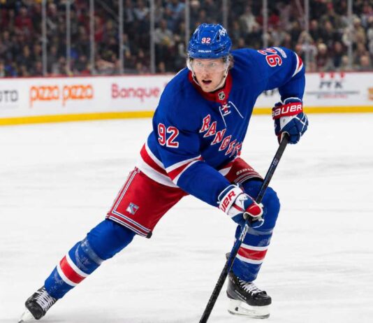 New York Rangers Linked to Patrik Laine as Chris Drury Searches for More Scoring Patrik Laine wearing a New York Rangers home jersey amid NHL rumors linking him to New York as Chris Drury searches for more scoring.