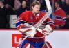 Montreal Canadiens Face Tough Samuel Montembeault Trade Decision Samuel Montembeault in Montreal Canadiens gear amid trade rumors as Montreal weighs its future with Jakub Dobes and Jacob Fowler.