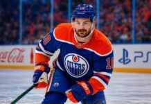 Zach Hyman Fantasy Hockey Projection: Can He Score 35+ Goals Again for the Edmonton Oilers? Zach Hyman Edmonton Oilers fantasy hockey projection for the 2026-27 NHL season