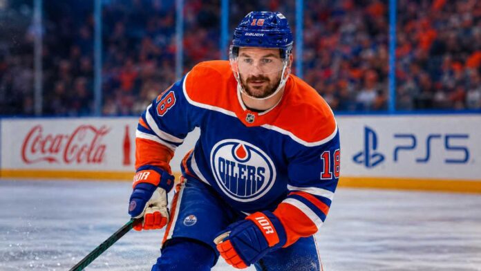 zach-hyman-edmonton-oilers-fantasy-hockey-2026-27 Zach Hyman Edmonton Oilers fantasy hockey projection for the 2026-27 NHL season