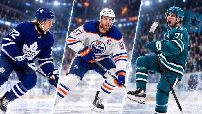 2026-27-nhl-point-predictions-top-100-player-projections Gavin McKenna, Connor McDavid and Macklin Celebrini featured in 2026-27 NHL point predictions and NHL player point projections