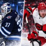 Alexander Nikishin Still Wants Out, Did His Trade Request Just Reopen the Hellebuyck Blockbuster? Connor Hellebuyck of the Winnipeg Jets and Alexander Nikishin of the Carolina Hurricanes featured in NHL trade rumors about a potential blockbuster deal.