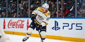 Alexander Nikishin Trade Rumors: Did Elliotte Friedman Just Hint at a Predators Blockbuster? Alexander Nikishin in a Nashville Predators away uniform during game action as Carolina Hurricanes trade rumors link him to Nashville