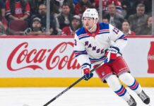 Alexis Lafrenière Trade Rumors: Did David Pagnotta Just Put the New York Rangers Star on Notice? Alexis Lafrenière skating for the New York Rangers as trade rumors surround the young winger ahead of the 2026-27 NHL season.