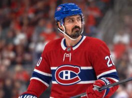 Chris Kreider Rumors: Did Anaheim Just Open the Door for a Canadiens Stunner? Chris Kreider in a Montreal Canadiens home jersey and blue helmet in this NHL trade-rumor concept image after the Anaheim Ducks placed the veteran winger on unconditional waivers.