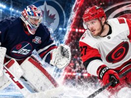 Connor Hellebuyck of the Winnipeg Jets and Alexander Nikishin of the Carolina Hurricanes featured in NHL trade rumors involving a potential multi-team blockbuster.