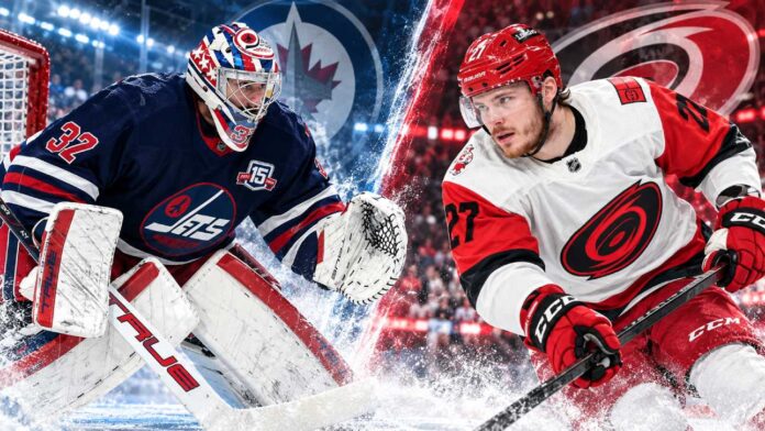 connor-hellebuyck-alexander-nikishin-hurricanes-jets-trade-rumors Connor Hellebuyck of the Winnipeg Jets and Alexander Nikishin of the Carolina Hurricanes featured in NHL trade rumors involving a potential multi-team blockbuster.