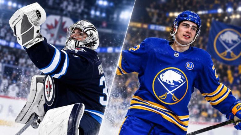 Connor Hellebuyck and Jack Quinn featured in Winnipeg Jets and Buffalo Sabres trade rumors as Buffalo reportedly re-engages Winnipeg in blockbuster trade talks.