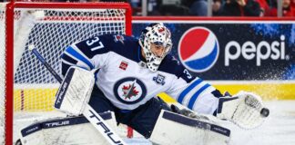 Winnipeg Jets Connor Hellebuyck Trade Rumors: Is a Return to Winnipeg Realistic? Connor Hellebuyck makes a save for the Winnipeg Jets as trade rumors grow over a possible return to Winnipeg.