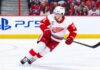 Montreal Canadiens Trade Rumors: Is Montreal Still Chasing Dylan Larkin Despite His Expanded Trade List? Dylan Larkin of the Detroit Red Wings skating past Montreal Canadiens fans as Canadiens trade rumors continue to link him to Montreal.