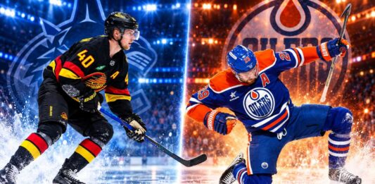Elias Pettersson of the Vancouver Canucks and Leon Draisaitl of the Edmonton Oilers featured ahead of their September 24, 2026 preseason fantasy hockey matchup.