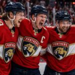 Florida Panthers Season Preview 2026-27: Roster, Predictions and Outlook Matthew Tkachuk, Brady Tkachuk and Aleksander Barkov celebrate a Florida Panthers win entering the 2026-27 NHL season.