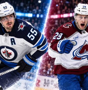 Mark Scheifele of the Winnipeg Jets and Nathan MacKinnon of the Colorado Avalanche featured in the September 25 fantasy hockey matchup.