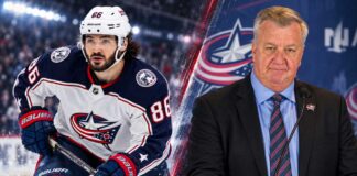 Kirill Marchenko Trade Rumors: Did Don Waddell’s Montreal Visit Reopen the Door for the Canadiens? Kirill Marchenko and Don Waddell in a split image as Montreal Canadiens trade rumors continue around the Columbus Blue Jackets forward.
