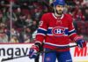 Kirill Marchenko Trade Rumors: What Don Waddell’s Comments Mean for the Montreal Canadiens Kirill Marchenko in a Montreal Canadiens home uniform in this NHL trade rumors concept image linking the Canadiens and Columbus Blue Jackets
