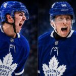 Maple Leafs Trade Rumors: Did Brendan Brisson Signing Set Up Another Move? Brendan Brisson and Patrik Laine pictured in Toronto Maple Leafs jerseys as Maple Leafs trade rumors grow following Toronto reaching the NHL’s 50-contract limit.