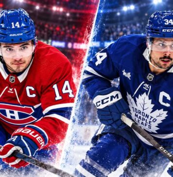 Nick Suzuki of the Montreal Canadiens and Auston Matthews of the Toronto Maple Leafs featured ahead of their September 29, 2026 NHL matchup.