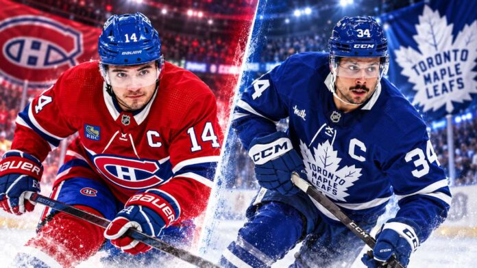 montreal-canadiens-toronto-maple-leafs-fantasy-hockey-prediction-september-29-2026 Nick Suzuki of the Montreal Canadiens and Auston Matthews of the Toronto Maple Leafs featured ahead of their September 29, 2026 NHL matchup.