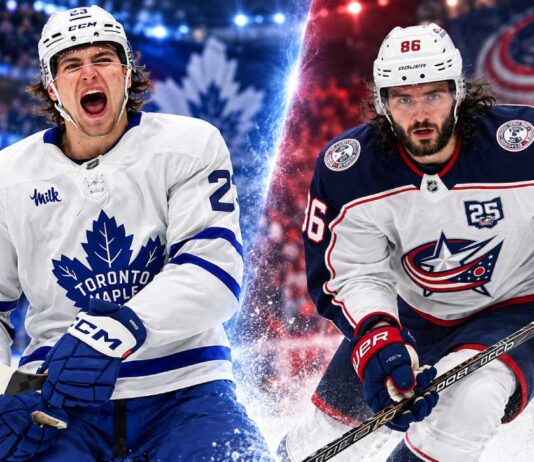 Matthew Knies and Kirill Marchenko featured in Toronto Maple Leafs and Columbus Blue Jackets trade rumors as the teams discuss a potential blockbuster NHL deal.