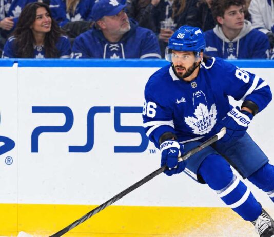 Kirill Marchenko skating for the Toronto Maple Leafs as NHL news, NHL rumors and NHL scores headline September 30, 2026.